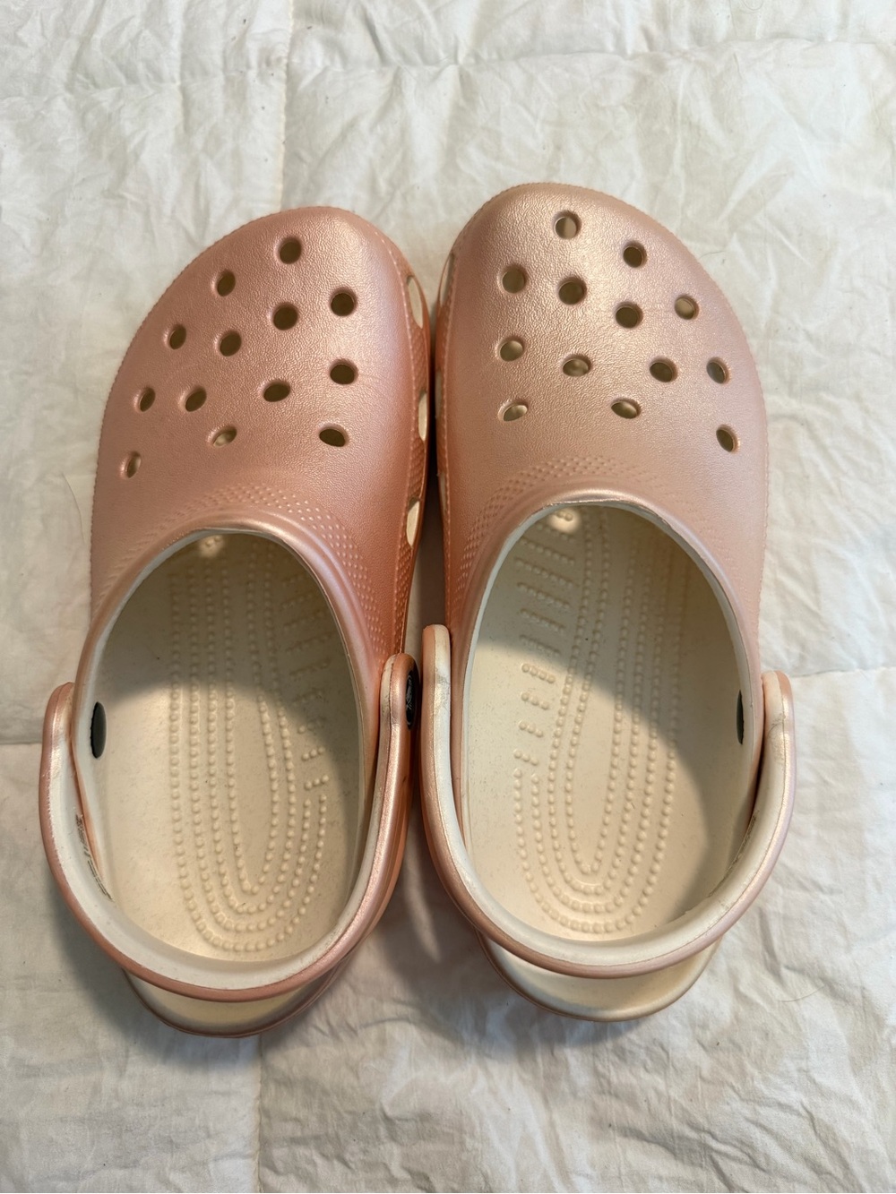 CROCS Metallic Rose Gold Classic Clog